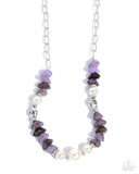 Paparazzi Necklace - Presto Pearls - Purple