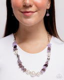 Paparazzi Necklace - Presto Pearls - Purple