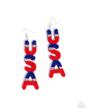 Paparazzi Earring - Pampered Patriot - Multi
