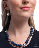 Paparazzi Necklace - Brilliant Ballroom - Blue