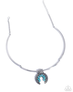 Paparazzi Necklace PREORDER - Smoldering Stones - Blue