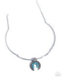 Paparazzi Necklace PREORDER - Smoldering Stones - Blue