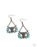 Paparazzi Earring - Western Whirlwind - Brass