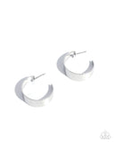 Paparazzi Earring - Sleek Secret - Silver