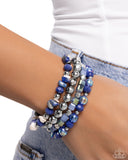 Paparazzi Bracelet - Supervisory Stack - Blue