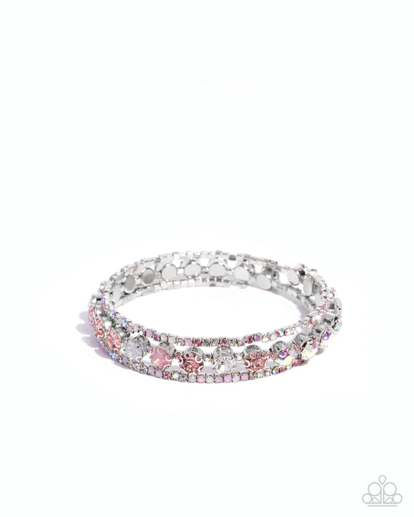 Paparazzi Bracelet - Shimmery Sample - Pink