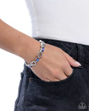 Paparazzi Bracelet - Heartfelt Headline - Purple