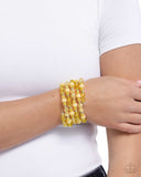 Paparazzi Bracelet - Colorful Chorus - Yellow