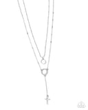 Paparazzi Necklace - Faithfully Fierce - White