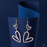 Paparazzi Earring - Power Couple - White