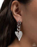 Paparazzi Earring - Mechanic Match - Silver