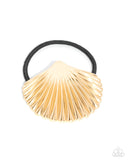 Paparazzi Hair - Short Seashell - Gold