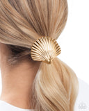Paparazzi Hair - Short Seashell - Gold