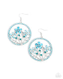 Paparazzi Earring - Basic Bouquet - Blue