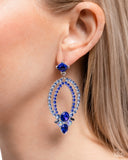 Paparazzi Earring - Karma Knockout - Blue