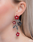 Paparazzi Earring - Whimsical Weekend - Red