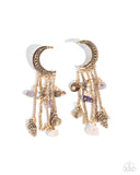 Paparazzi Earring - Crescent Call - Purple