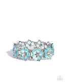 Paparazzi Bracelet - Floral Facility - Blue