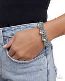 Paparazzi Bracelet - Floral Facility - Blue