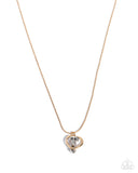Paparazzi Necklace - Delightful Dog - Gold