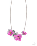 Paparazzi Necklace - Floral Forecast - Purple