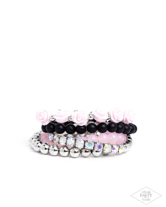 Paparazzi Bracelet - Rose Garden Grandeur - Pink