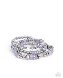 Paparazzi Bracelet - Naturally Noteworthy - Purple