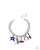 Paparazzi Bracelet - All-American Adornment - Red