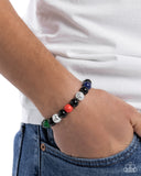 Paparazzi Bracelet - Hammered Hero - Multi