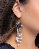 Paparazzi Earring PREORDER - Carefree Cascade - White