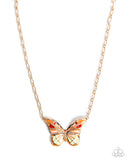 Paparazzi Necklace - Aerial Accolade - Orange