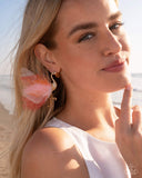 Paparazzi Earring - Feathered Flamingo - Orange