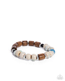 Paparazzi Bracelet - Greater WOOD - Multi
