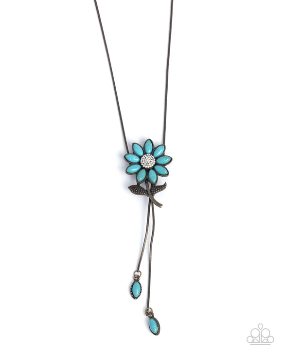 Paparazzi Necklace - Floral Fidelity - Brass