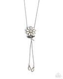Paparazzi Necklace - Floral Fidelity - White