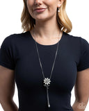 Paparazzi Necklace - Floral Fidelity - White