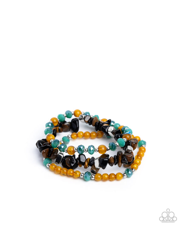 Paparazzi Bracelet - Santa Fe Stacks - Black