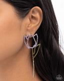 Paparazzi Earring - Tulip Transcendence - Purple