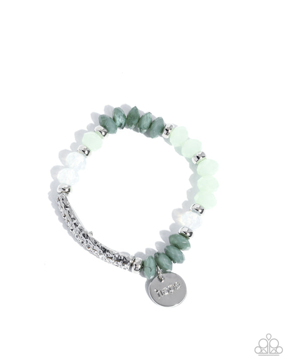 Paparazzi Bracelet - Handcrafted Hope - Green