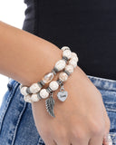 Paparazzi Bracelet - Santa Fe Settlement - White