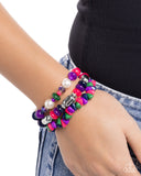 Paparazzi Bracelet - Stirring Stack - Purple