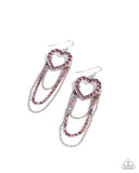 Paparazzi Earring - Haute Hangout - Purple