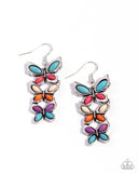 Paparazzi Earring - Fluttering Fantasy - Multi