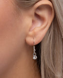 Paparazzi Necklace - Horseshoe Headline - White