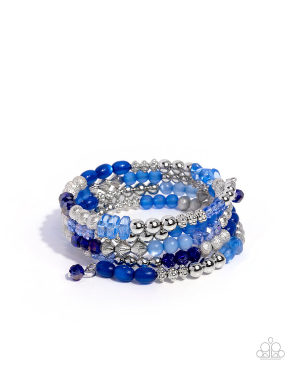 Paparazzi Bracelet - Colorful Compromise - Blue