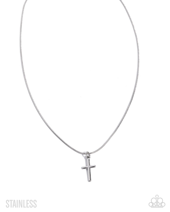 Paparazzi Necklace - Giving Grace - Silver