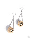 Paparazzi Earring - Edgy Emphasis - Silver