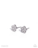 Paparazzi Earring - Impending BLOOM - Silver