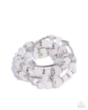 Paparazzi Bracelet - Endearing Ease - White