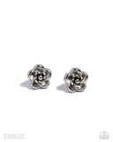 Paparazzi Earring - Royal Grounds - Silver